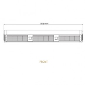 TANSUN Sorrento Triple 3 x 1,5 kW Weiß